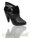 Trendy Ankle Boots Rebecca schwarz