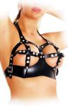 Ledapol - Rassiger Leder Nieten Harness Riemen BH ouvert