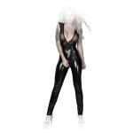 Insistline - Eleganter Datex Tll Overall Catsuit mit Zip