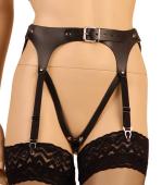 Ledapol - Extravaganter Echt Leder Harness Straps-Slip