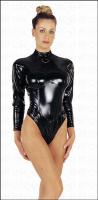 hier klicken für eine vergrösserte Darstellung von Extravaganter Domina Lack Body schwarz