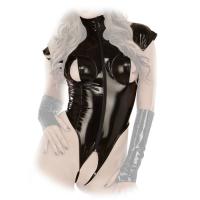 hier klicken für eine vergrösserte Darstellung von Ledapol - Extravaganter Lack Body mit Zip ouvert