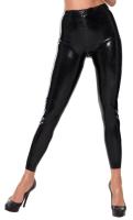 hier klicken für eine vergrösserte Darstellung von Ledapol - Hautenge lange 2-Wege-Zip Latex Leggings