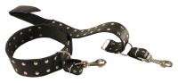 hier klicken für eine vergrösserte Darstellung von Ledapol - Echt Leder Bondage Beinfesseln mit Nieten schwarz - Gr. S-L