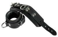 hier klicken für eine vergrösserte Darstellung von Ledapol - Echt Leder Bondage Hand-Fessel Paar schwarz - Gr. S-L