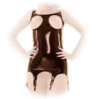 hier klicken für eine vergrösserte Darstellung von Anita Berg - Heier Latex Body ouvert mit Strapshaltern
