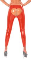 hier klicken für eine vergrösserte Darstellung von Anita Berg - Hautenge Latex Leggings mit Herz Applikation