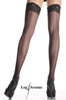 hier klicken für eine vergrösserte Darstellung von Leg Avenue - Spitzen Straps Naht Strmpfe in diversen Farben