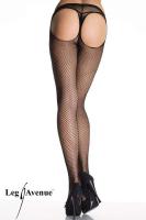 hier klicken für eine vergrösserte Darstellung von Leg Avenue - Sexy Netz-Strumpfhose ouvert in diversen Farben