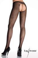 hier klicken für eine vergrösserte Darstellung von Leg Avenue - Sex Netz-Strumpfhose ouvert in diversen Farben