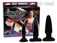 hier klicken für eine vergrösserte Darstellung von Analplug 3er-Set - Liquorice Dip Butt Plugs