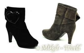 Plateau Zip-Stiefelette Maja khaki