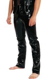 Ledapol - Glnzende Herren Gay Lack Hose im Jeans Stil