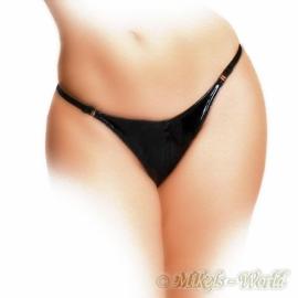Ledapol - Lack String ouvert mit Gummi-Riemen
