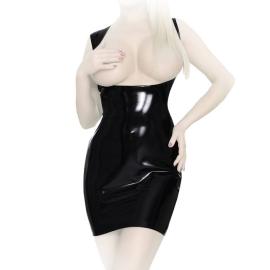 Insistline - Erotisches Datex Spanking Minikleid ouvert