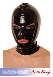 Anita Berg - Latex Kopfmaske mit Augen- und Mundffnungen