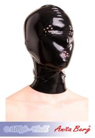 Anita Berg - Latex Kopfmaske mit Perforationen