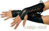 Ledapol - Edle lange Leder Handschuhe mit Schnrung schwarz - Gr. L