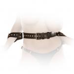 Ledapol - Echt Leder Bondage Taillengrtel mit Armfesseln