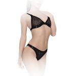 Ledapol - Atemberaubender Latex Netz Bikini