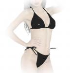 Insistline - Ultraknapper Datex Schnr Bikini BH & Slip-Set