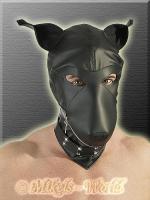 hier klicken für eine vergrösserte Darstellung von Lederimitat Dog Maske