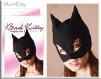 hier klicken für eine vergrösserte Darstellung von Bad Kitty - Extravagante Gothic Kopf-Maske im Cat Look schwarz - Gr. S-L