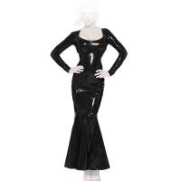 hier klicken für eine vergrösserte Darstellung von Insistline - Traumhaftes Datex Volant Kleid mit Zip