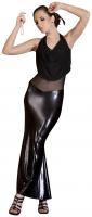 hier klicken für eine vergrösserte Darstellung von Noir Handmade - Elegantes langes Kleid mit Tüll rückenfrei schwarz